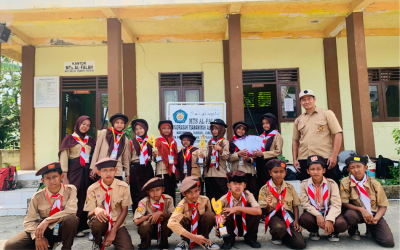 Pramuka MTsS Al Falah Sumber: Satyaku kudarmakan, Darmaku kubaktikan! Salam Pramuka!